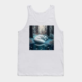 Winter Snow Fox #001 Tank Top